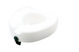 Medline Locking Elevated Toliet Seat, with arms, White, 5