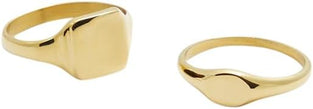Aldo Womens Gold Ranley Ring Size 8