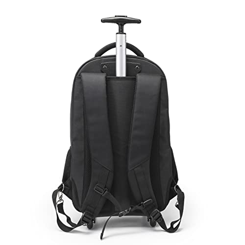 Senator Rolling Trolley Backpack 21 Inch Unisex Carryon Luggage Suitcase Wheeled Laptop Backpack for Travel Lightweight Business Trolley School Bag College Student KH8045 (Black)