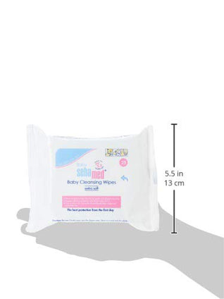 Sebamed Baby Wet Wipes 25's, Pack of 2 (Value Pack)