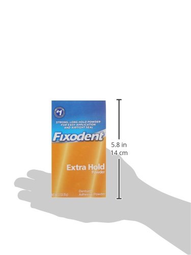 Fixodent Extra Hold Denture Adhesive Powder, 2.7 oz