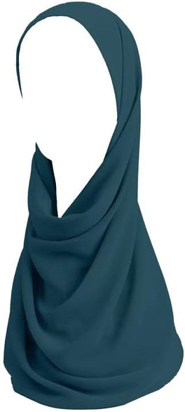 Wrinkled Hijab Scarf for Women