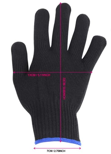 Professional Hair Styling Heat Protection Gloves, Straightening Thermal Heat Resistant Glove