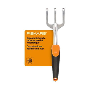 Fiskars 70246935 Ergo Scratch Tool Garden Cultivator