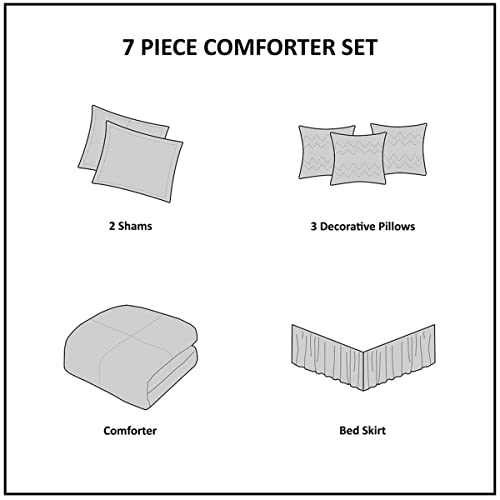 Madison Park Palmer Luxury 7-Piece Comforter Set