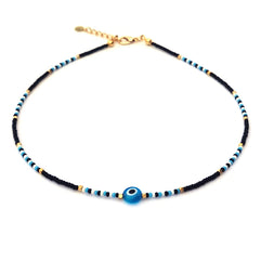 Alwan New Trend Evil Eye Choker Necklace - EE3558CHBAE