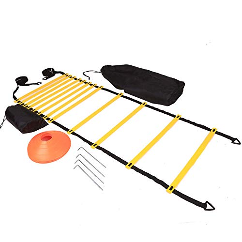 Fitness Speed & Agility Training Equipment Kits With Training Cones，Agility Ladder And Resistance Umbrella，Improve Coordination, Speed, Develop Explosive Power, Strength and Better Footwork