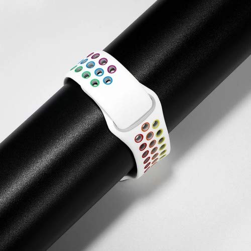 MARGOUN Apple Watch Sport Band 44mm/42mm - White Multi-Color