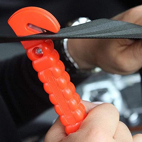 Emergency Escape Tool Auto Car Window Glass Hammer Breaker and Seat Belt Cutter Escape 2-in-1 Tool 1pcs
