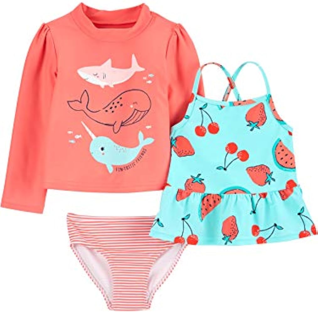 Simple Joys by Carter's Girls' Assorted Rashguard Sets