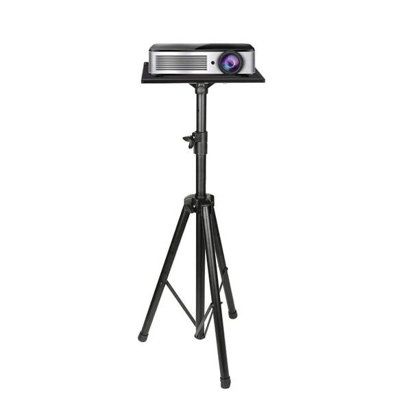 Wownect Projector Tripod Stand, Portable Projector Stand Adjustable Height 40" to 71" Multipurpose Laptop Stand with Phone Holder for Outdoor Movies, Office, Home, Stage with Mount Bracket & Rack Tray