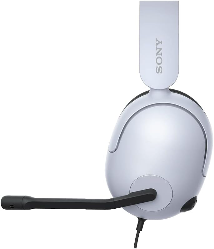 Sony INZONE H3 Wired Gaming Headset, Over ear Headphones with 360 Spatial Sound, MDR G300, White, Headphone