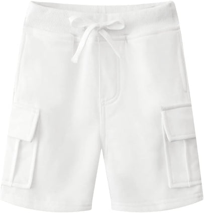 DINGDONG'S CLOSET Tollder Kid Boys' Drawstring Cargo Shorts