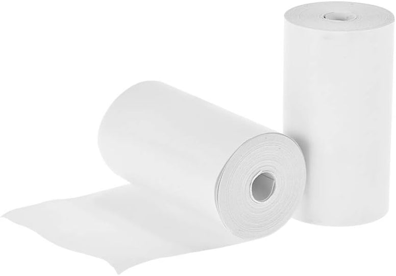 Goolsky Thermal Receipt Paper Roll 57*30 mm 2.17*1.18 In Bill Ticket Printing For Cash Register Pos Printer, 6 Rolls White