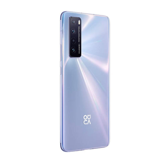 Huawei nova 7 5G Smartphone, Kirin 985 SOC, 64MP AI Quad Camera, fullview display, In-Screen 32 MP Front Camera, 8 GB RAM + 256 GB ROM, 4,000 mAh battery, 40W SuperCharge - Space Silver