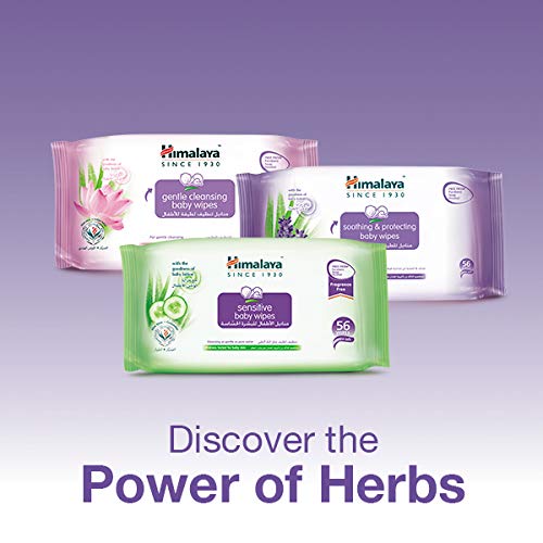 Himalaya Since 1930 Soothing & Protecting Baby Wipes Alcohol & Paraben Free for Sensitive Skin - 224 Wipes