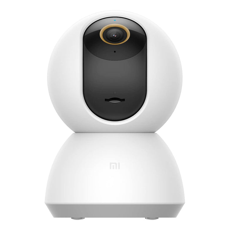 Xiaomi Smart Camera C300- 2K Ultra-clear HD Resolution 360 Degrees pan-tilt zoom view with AI Human Detection F1.4 Large Aperture and 6P Lens Two-way call supported, White