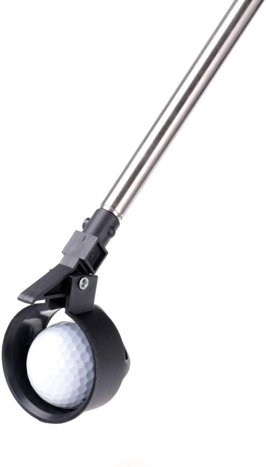 HOW TRUE Retractable Golf Ball Picker Stainless Golf Ball Pick Up Retriever Grabber Telescopic Extendable Golf Ball Retriever for Water