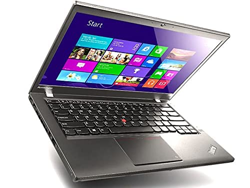 Lenovo ThinkPad T440s Business Notebook Laptop, Intel Core i5-4th Generation CPU, 8GB DDR3L RAM, 256GB SSD Hard, 14.1 inch Display, Windows 10 Pro (Renewed)