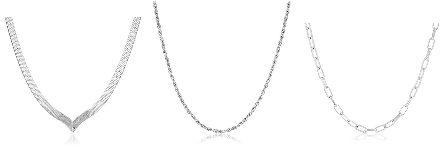 ALDO Women's Chain Necklace, Silver One Size