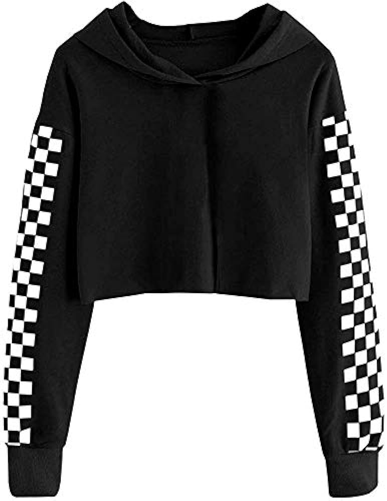 Meikulo Kids 2 Piece Outfits Girls Crop Tops Hoodies Long Sleeve Fashion Sweatshirts and Sweatpants