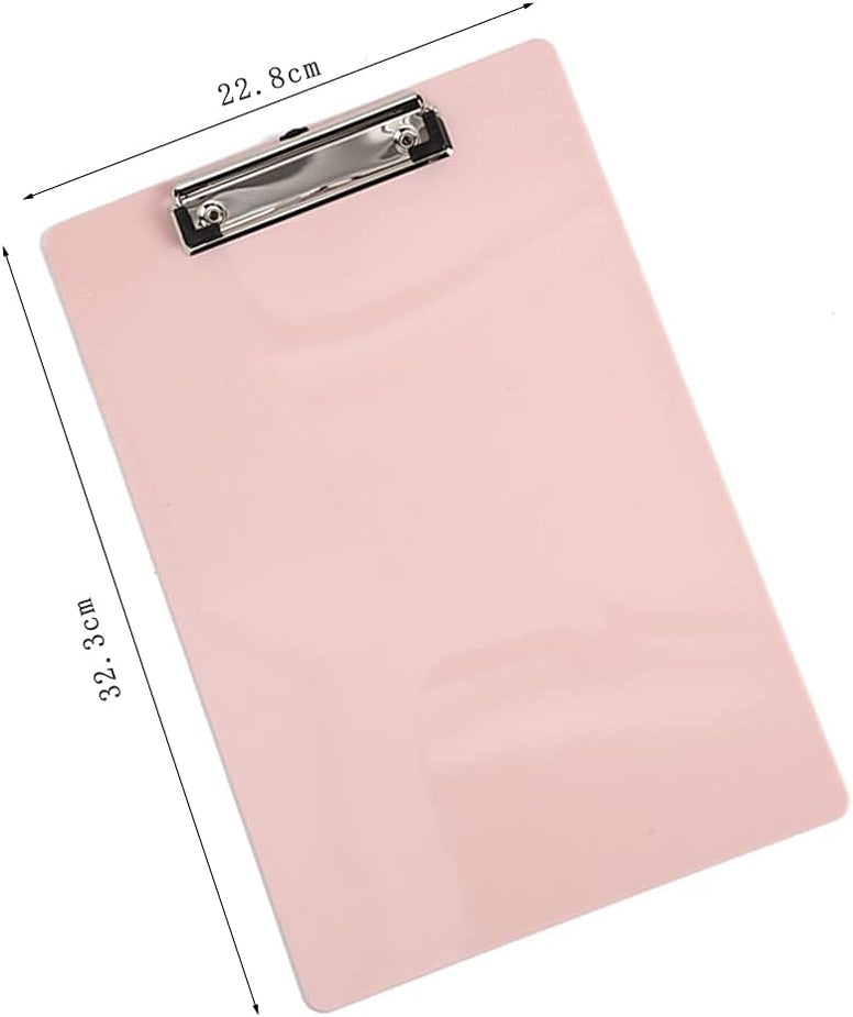 A4 Clipboard Set of 3, Multi Pack Clipboard (Random Color) Strong Holds 100 Sheets, Sturdy, portable, Clipboard Standard A4 Letter Size Clipboards for Nurses, Students, Office and Women, Clipboard Etc