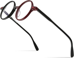 HEPIDEM Acetate Men Vintage Round Optical Glasses Frame Spectacles Optical Eyeglasses Zolman