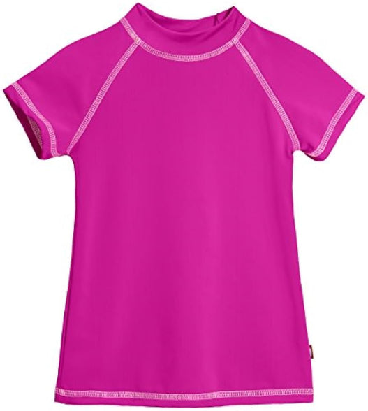 City Threads Girls' SPF50 Rash Guard Sun Swimming Tee Pool & Beach