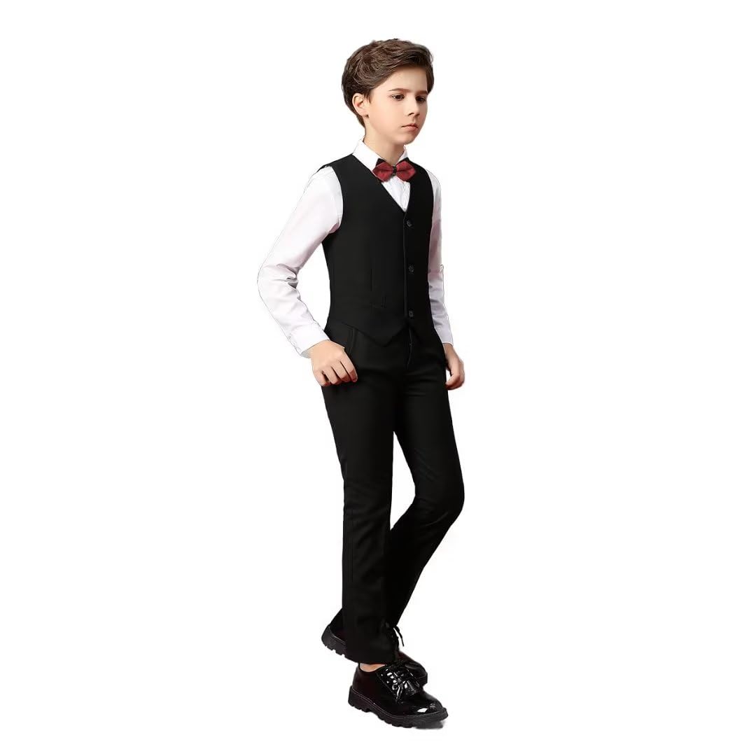 Boihedy Boys Dress Suit Formal Vest and Pant Set (4 Years)