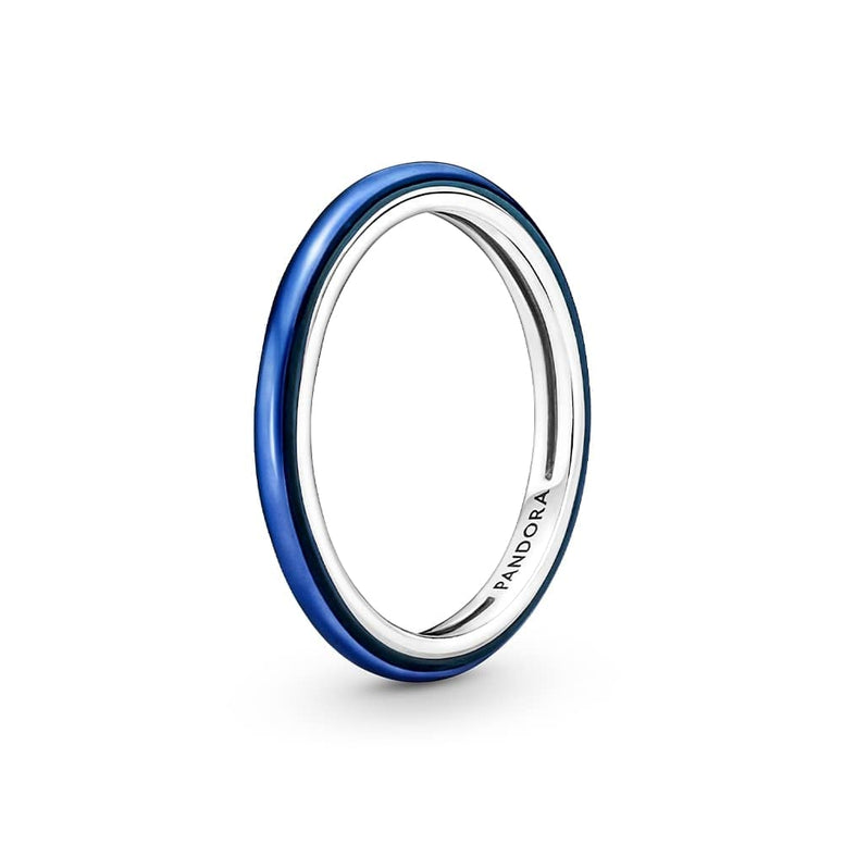 Pandora Women's Sterling Silver Ring 199655C02-50, Blue