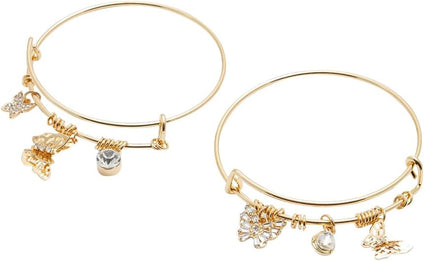 Aldo Womens Gold/Clear Multi Kaprisky Bracelet One Size