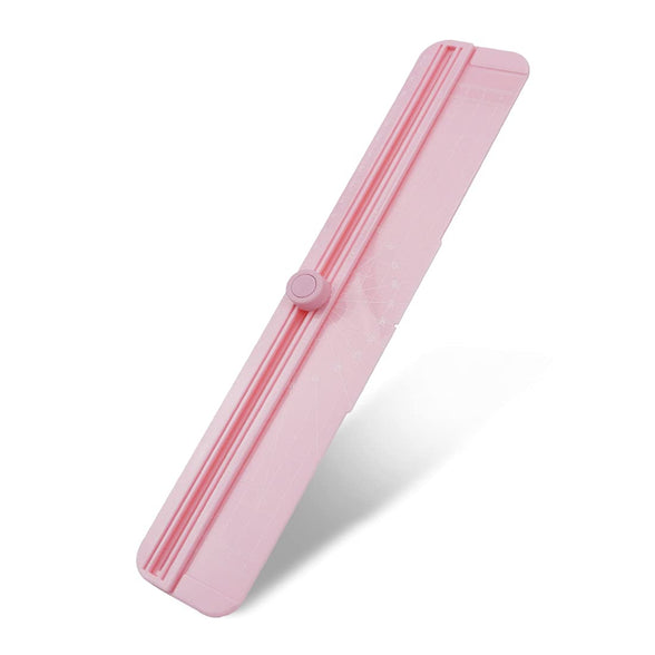 RC4100 paper trimmer easy to carry used for name card photo and paper cutting capacity about 12 sheets 70g A4 paper pink
