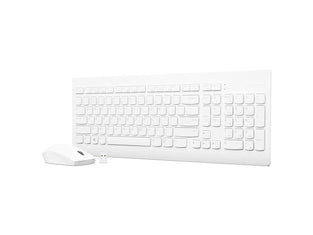 Lenovo 510 Wireless Combo Keyboard & Mouse (White) - EN-AR