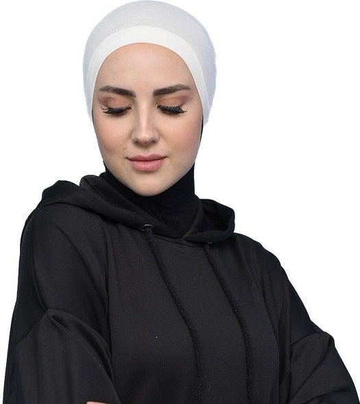 women stretchable cotton under hijab cap, bone under scarf for Muslim woman, hijab inner