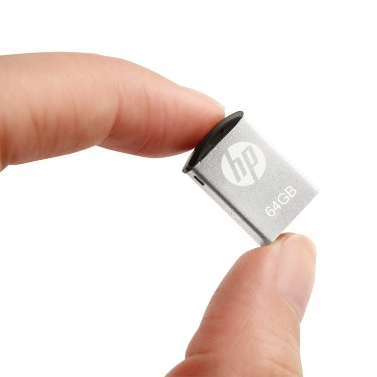 HP USB Memory GB USB 2.0 Super Mini Metal, Shockproof, Splashproof Dustproof Flash Drives v222 W hpfd222 W - 64