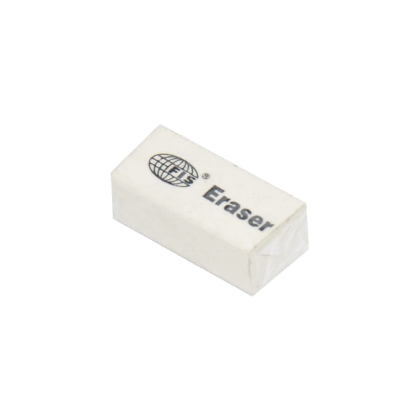 FIS FSERPE40W Erasers 40-Pieces, White