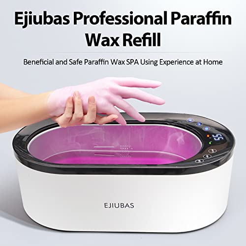 Paraffin Wax Refills 4 lbs - Ejiubas Lavender Paraffin Wax Blocks for Paraffin Bath Machine,Paraffin Wax for Hand and Feet, Relieve Arthitis Pain and Stiff Muscles Deep Hydration Family Christmas Gift