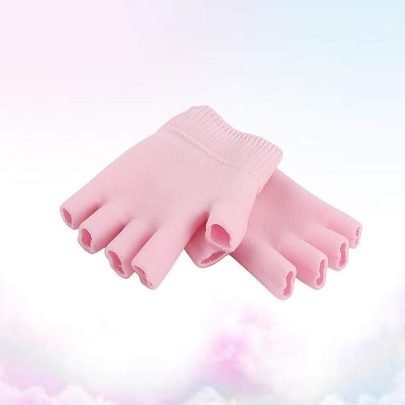 ROSENICE Gel Overnight Hand Moisturizing Gloves for Dry Hand Treatment Moisture Gloves Overnight Cotton Skin Spa Gloves with Moisturizer Gel