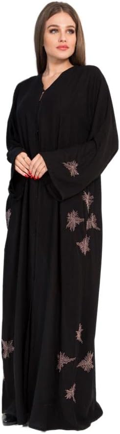 Nukhbaa premium abaya-AJ1392A-P