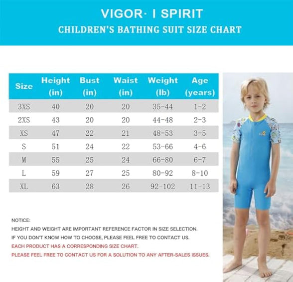 Karrack Girls and Boys One Piece Rash Guard Swimsuit Kid Water Sport Short Swimsuit UPF 50+ Sun Protection Bathing Suits