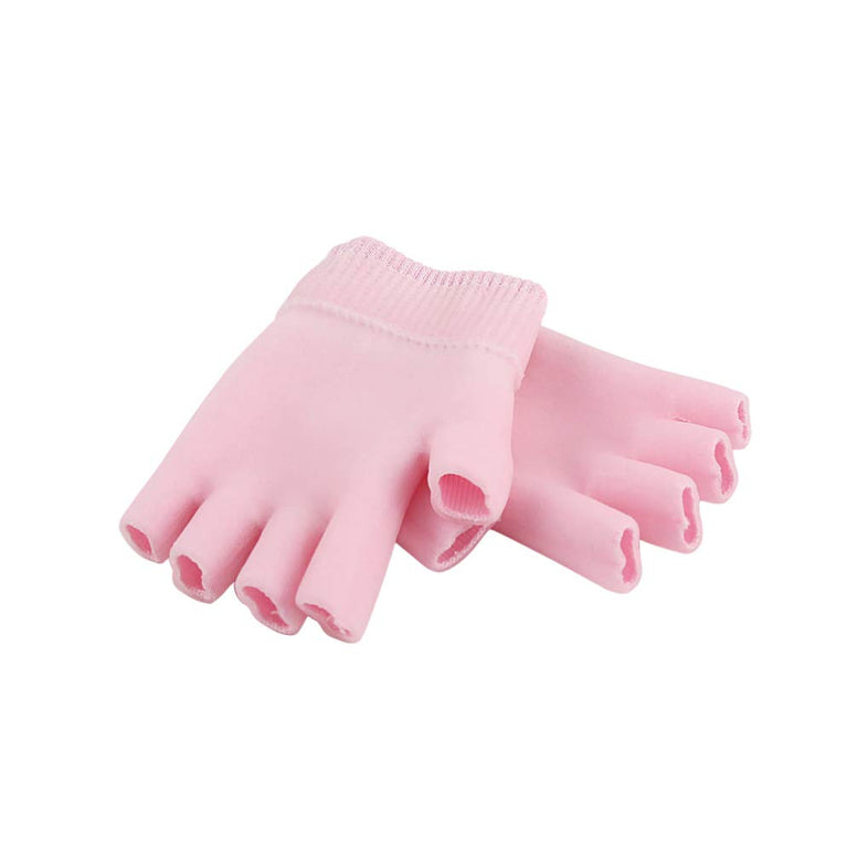 ROSENICE Gel Overnight Hand Moisturizing Gloves for Dry Hand Treatment Moisture Gloves Overnight Cotton Skin Spa Gloves with Moisturizer Gel