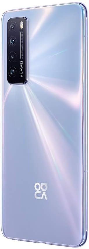 Huawei nova 7 5G Smartphone, Kirin 985 SOC, 64MP AI Quad Camera, fullview display, In-Screen 32 MP Front Camera, 8 GB RAM + 256 GB ROM, 4,000 mAh battery, 40W SuperCharge - Space Silver