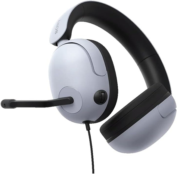Sony INZONE H3 Wired Gaming Headset, Over ear Headphones with 360 Spatial Sound, MDR G300, White, Headphone