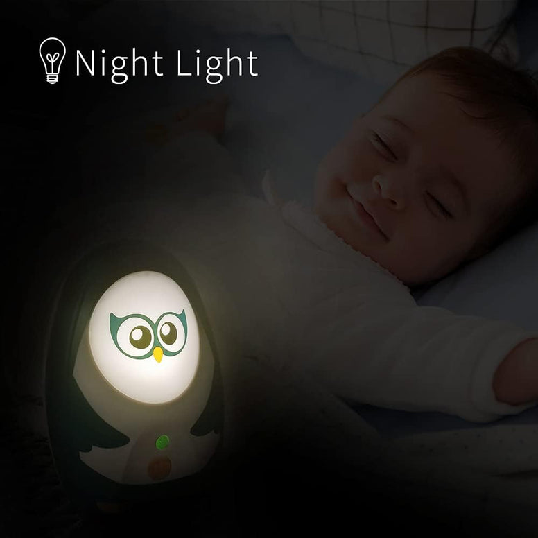 TimeFlys Audio Baby Monitor Twin Mustang OL, Two-Way Talk, Long Range up to 1000 ft, Rechargeable Battery, Temperature Monitoring and Warning, Lullabies, Vibration, LCD Display, Night Light