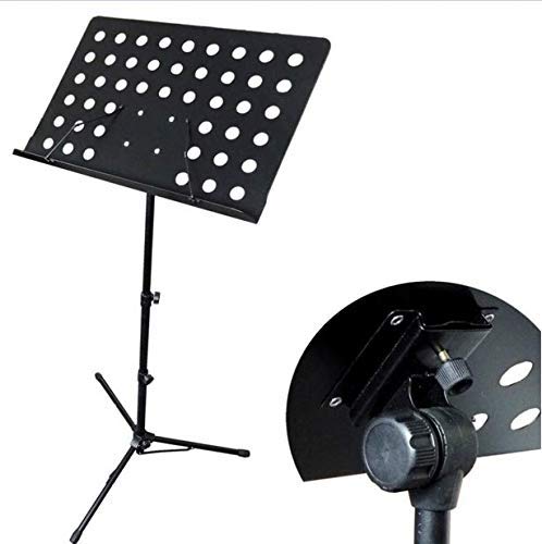 Adjustable Music Conductor Stand Folding Sheet Music Stand Lightweight Metal Music Holder Durable Tabletop For Guitar Piano