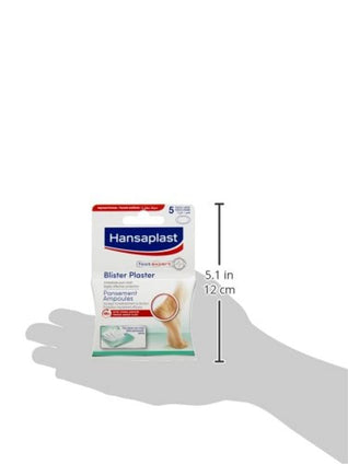 Hansaplast Blister Plaster, Immediate Pain Relief, 5 Strips + Free Plaster Box