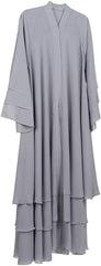 Womens Abaya - Flare Style Abaya. 3 Layers Cut. Latest Trend