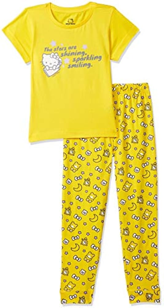 Joshua Tree Girl's Regular fit Pyjama Set