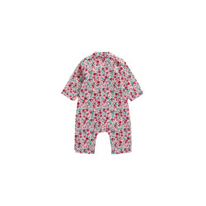 MOTHERCARE Baby Girl Festive Robin Woven All-In-One Pyjamas(1-3M)