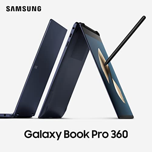 Samsung Galaxy Book Pro 360 2-In-1 Convertible Laptop 15.6-Inch AMOLED Touchscreen, Intel Evo Core i7-11th Gen/16GB RAM/1TB SSD/Intel Iris Xe Graphics/Windows 11 Home English Mystic Navy